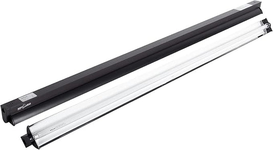 REPTI ZOO T5 HO UVB Lighting Combo Kit, Terrarium Hood Comes with Desert 10.0 UVB T5 Lamp (54W)