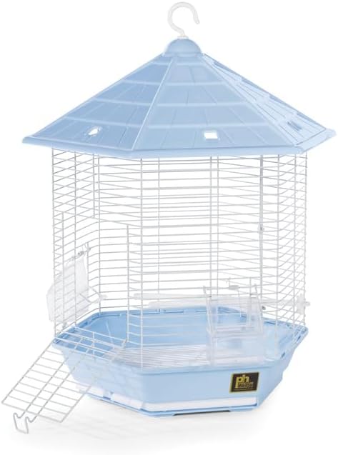 Maykoosh Nordic Haven Bird Cage with Elegant Design, Durable Metal Construction, Spacious Interior, and Timeless Aesthetic for Comfortable Bird Housing