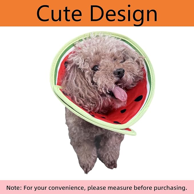 Soft Dog Cone Collar for Dogs After Surgery, Adjustable Dog Recovery Cone Collar for Medium Small Puppy Dogs and Cats to Stop Licking (Donut M)