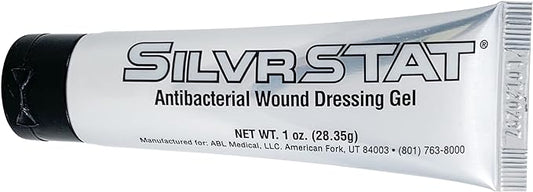 SilvrSTAT First Aid Kit Gel | 32 PPM Silver Healing Wound Dressing Gel | SilverSol Ag₄O₄ Particles | 1 oz
