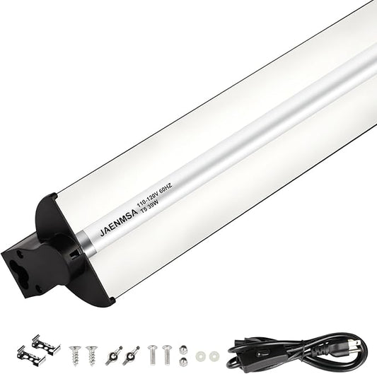 T5 10.0 UVB Reptile Light Fixture, 39W UVA UVB HO Light Bulb for Reptiles,Bearded Dragon, Leopard Gecko,Tortoise, 34" Inch Reptile T5 Tube