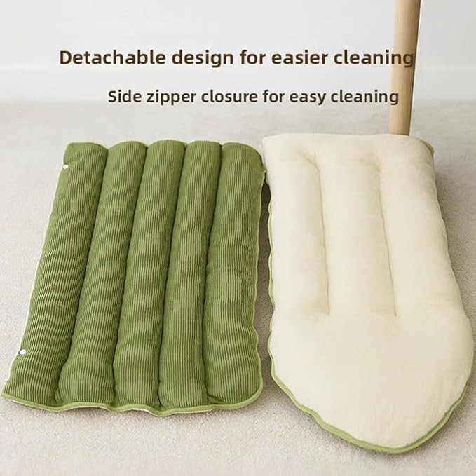 CutyPet Winter Cave,Warmth Cozy Comfort Plush Pet Cave,Cute Cozy Safe Hideaway Cat Bed with Removable Cushion,Warm Soft Removable Washable for Cats and Dogs (Green Plaid, M: 18.89 * 11.81 * 7.87 in)