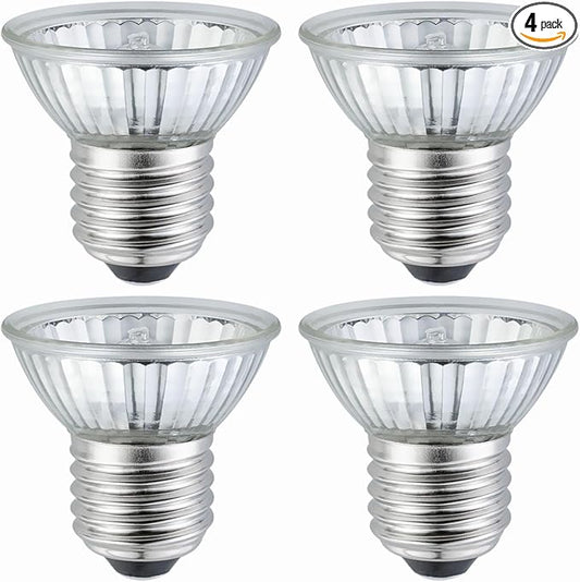 UVB UVA Reptile Light Bulb 75W Bulb for Reptiles and Amphibians Use for Turtle, Bearded Dragon, Lizard Cages Heat Lamp Replacement Bulb, 4 Packs