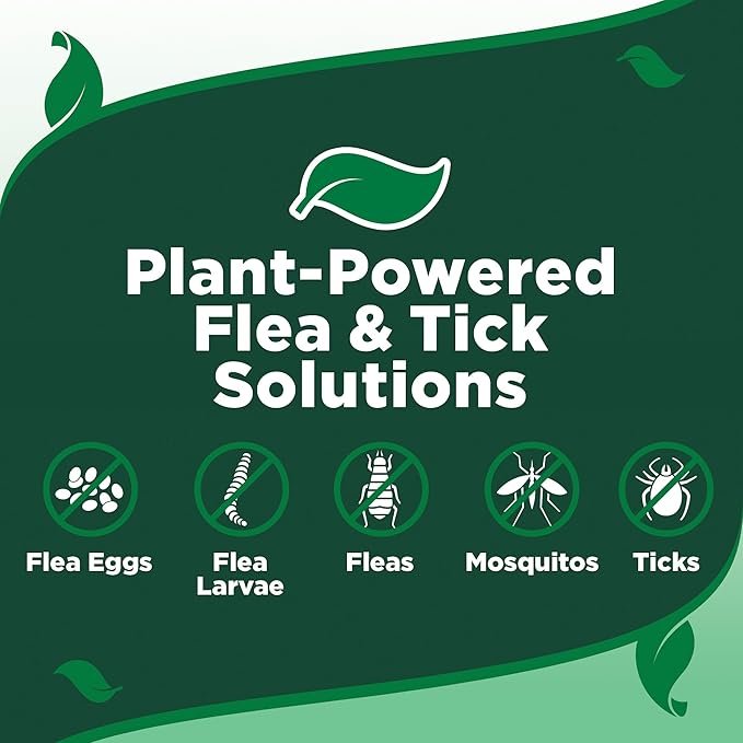 Vet's Best Natural Flea and Tick Home Spray, Dog Flea and Tick Treatment for Home, Plant-Based Flea and Tick Prevention, Dog Flea & Tick Control and Mosquito Repellent, Certified Natural Oils, 14 oz