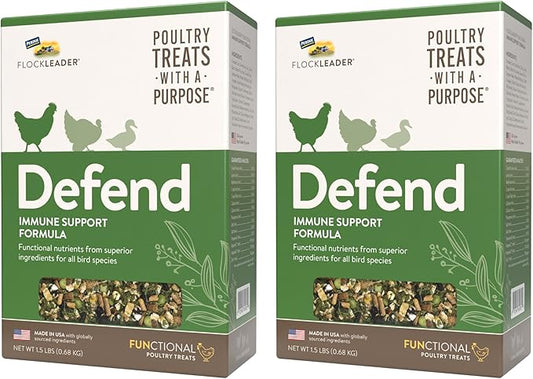 Defend, Functional Poultry Treats for Immune Support, 1.5 lb (Pack of 2)