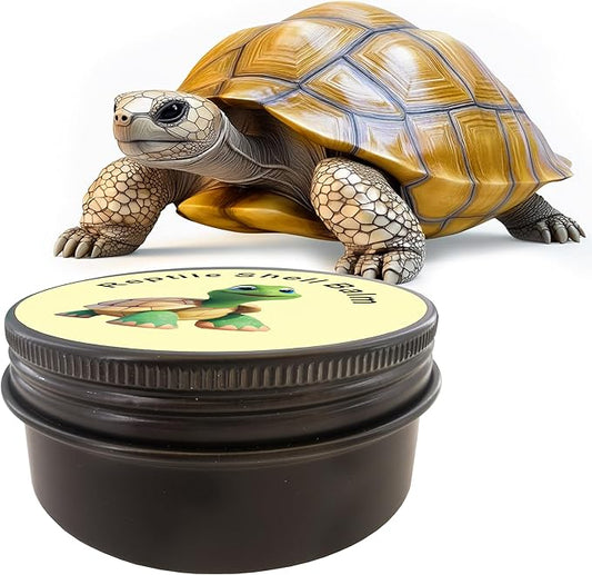 Tortoise Shell Conditioner Cream Turtle Shell Care Balm – Hydration Formula for Land Tortoises, Supports Dry Shell Health and Shine, 2 oz
