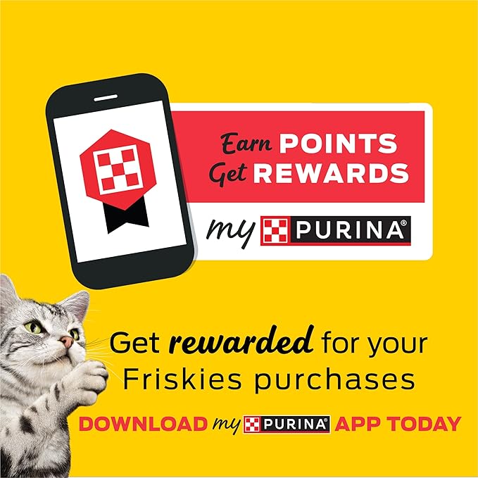 Purina Friskies Made in USA Facilities, Natural Cat Treats, Party Mix Natural Yums Catnip Flavor - 20 oz. Canister