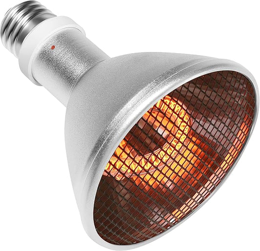 Deep Heat Projector - DHP 100W Infrared Reptile Heat Lamp Bulbs for Turtle Light Bearded Dragon Chicken Lizard Leopard Gecko Snake