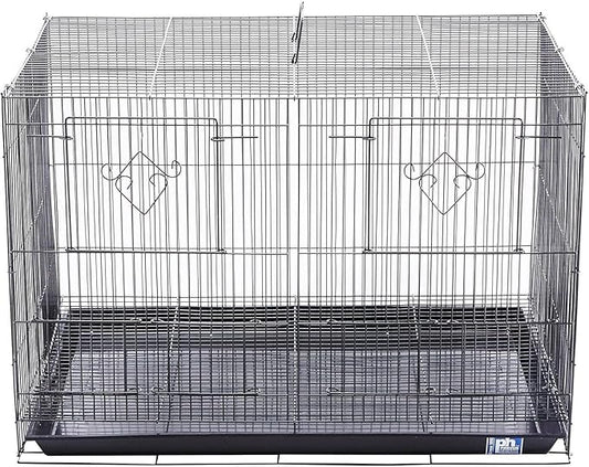 Maykoosh Renaissance Revival Flight Bird Cage with Castle-Inspired Design, Spacious Interior, Durable Construction, and Ample Room for Birds to Fly, Play