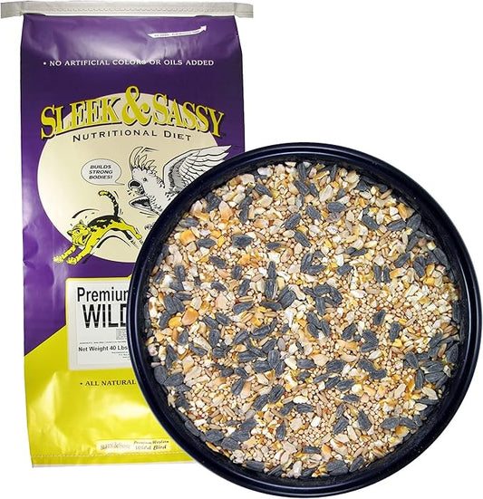 SLEEK & SASSY Premium Wild Bird Food (40 lbs.)