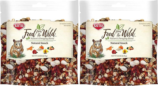 Kaytee Food, Small Pet Snack | Natural | For Rodents | 2 Ounces | Pack of 2