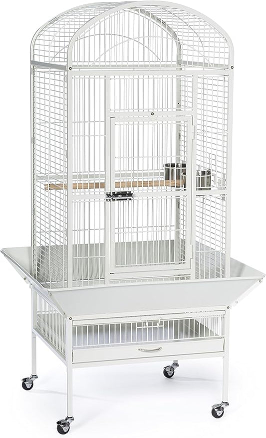 Prevue Pet Products 34522 Dometop Bird Cage, Large, Chalk White