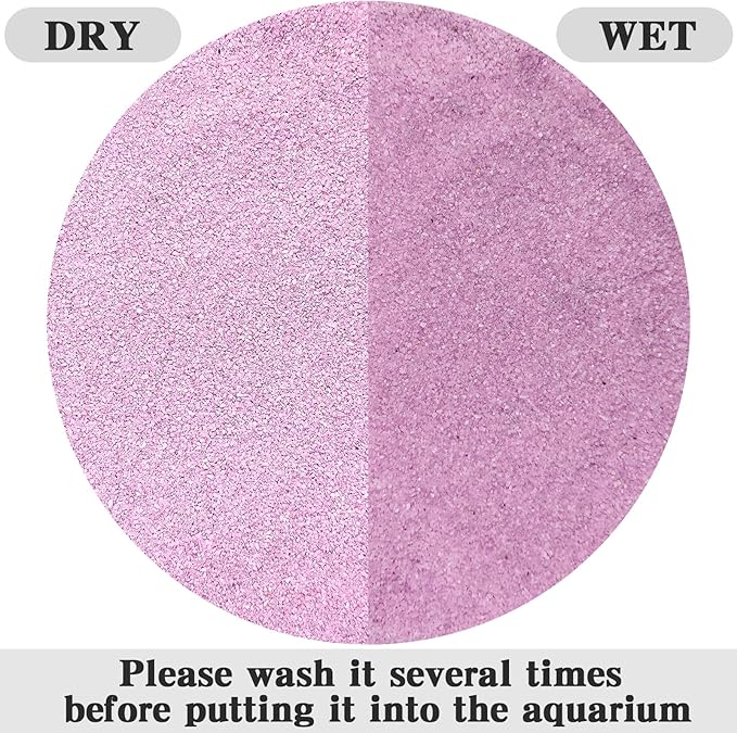 5 lbs Pink Sand, 0.4-0.8 mm Decorative Sand for Aquarium, Fish Tank, Paintings, Candle, Vase Filler, Wedding Ceremony, Arts Crafts and Bowl Fillers